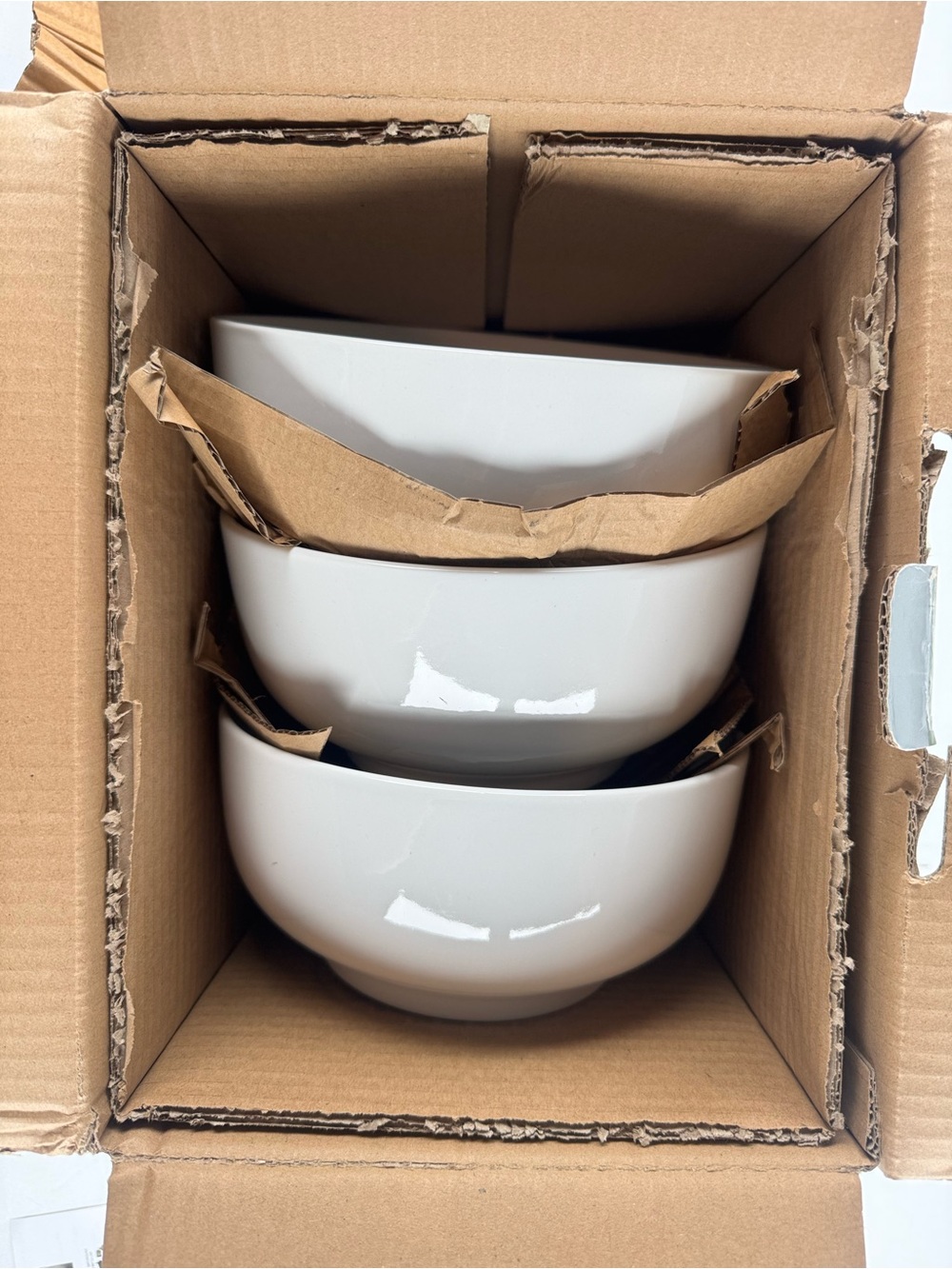 Denmark Tools for Cooks White Porcelain All Purpose 8" Bowls Set of 3 Incomplete - Picture 2 of 7
